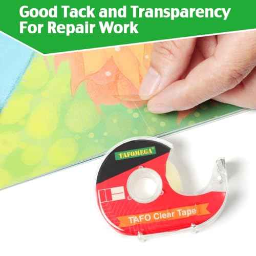 Clear Tape for Wrapping,Repairing and Adhesiving Smooth Cut Transparent Tape with Dispenser for Office & School Project 0.7 X 1000 Inch,36 Pack
