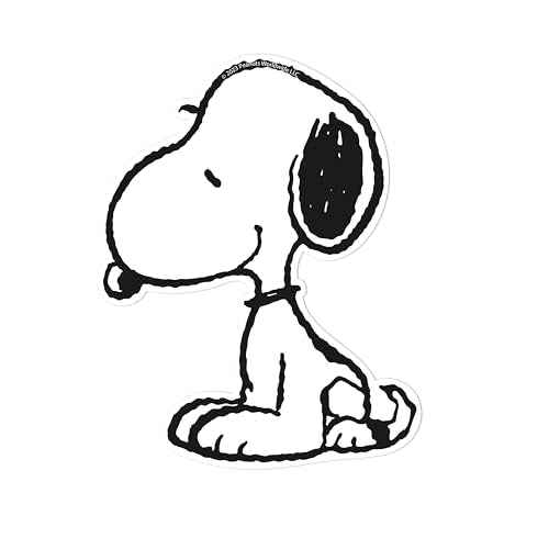 Eureka Peanuts Snoopy Paper Cut-Out Classroom Decorations for Teachers, 36 Pieces