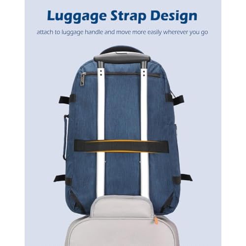 Hynes Eagle Travel Backpack 40L Flight Approved Carry on Backpack Men Large Cabin Weekender Laptop Backpack Women 15.6 inches