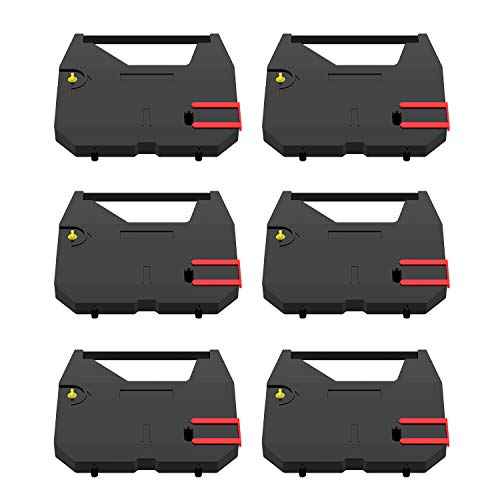 Bigger 6-Pack Replacement for Brother 1030 Correctable Ribbon Used with Brother All AX, GX, ML, SX, WPT, ZX Series and Models, Black