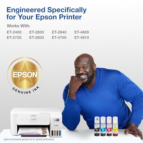 Epson T522120-S EcoTank Ultra-High Capacity Black Ink Bottle Pack of 1 for ET-2720 2800 2803 2840