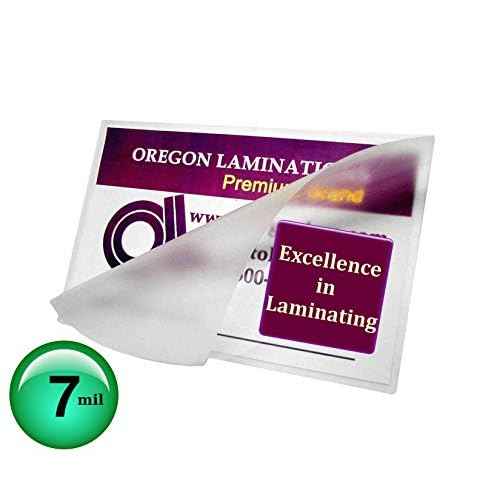 Heat Activated Business Card Laminating Pouches 7 Mil 2-1/4 x 3-3/4 [pk of 500] 57mm x 95mm and 175 microns Thick for up to 2¡± x 3.5¡± Inserts, Glossy