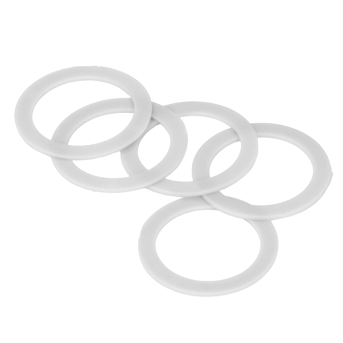 5PCS Badge Gasket, Circle Cutter Button Maker Machine Gasket Badge Machine Gasket Badge Machine Die Matching Replacement Spacer Auxiliary Tool (32MM)