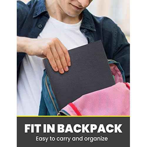 SUNEE 2 Pocket Folders with Prongs (100 Pack, Black), Paper Folders with 2 Pockets and 3 Prongs Fit Letter Size Paper, Folders with Prongs for School Office Home Business