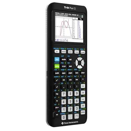 Texas Instruments TI-84 Plus CE Color Graphing Calculator, Black