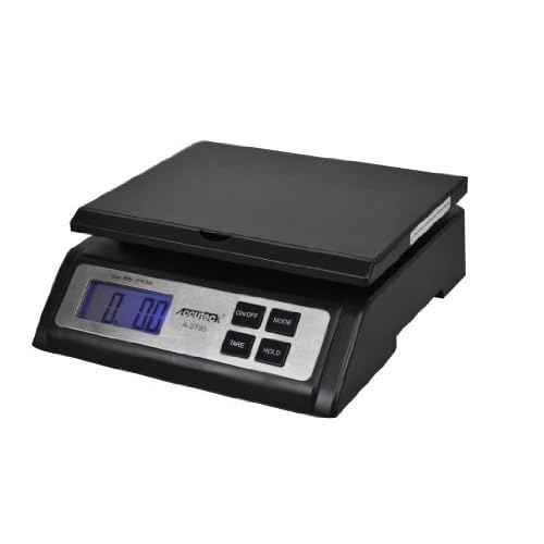 Accuteck A-ST85LB Heavy Duty Postal Shipping Scale with Extra Large Display, Batteries and AC Adapter