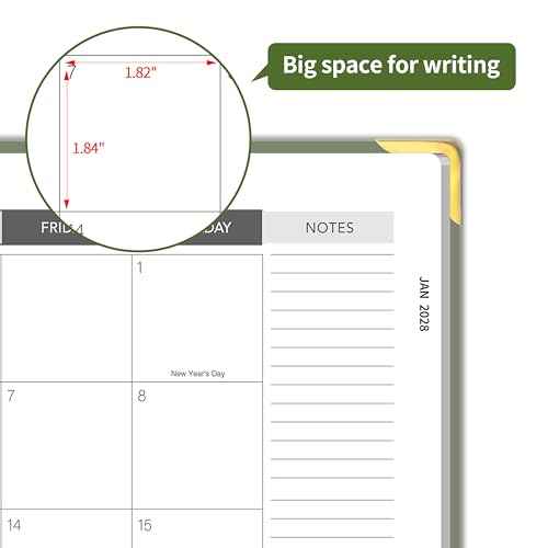 2026-2028 Monthly Planner - 3 Year Monthly Planner 2026-2028, Jan. 2026 - Dec. 2028, 8.5" x 11", 36 Months Calendar Planner with Spiral Bound, Notes Pages, Perfect for School & Office for Women & Men