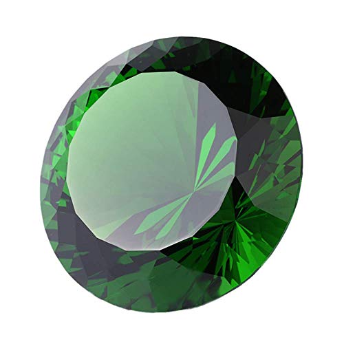 YARR Store Green Crystal Glass Diamond Paperweight 60mm - Gift & Decor