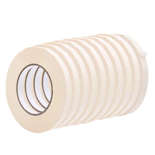 WOD White 10 Pack, Poly Bag Sealer Tape - 1/2 inch x 180 yds. for Color Coding Age of Perishables, Food Storage, Pack,Aging and Sealing Meat, Candy, or Gifts BSTC22PVC