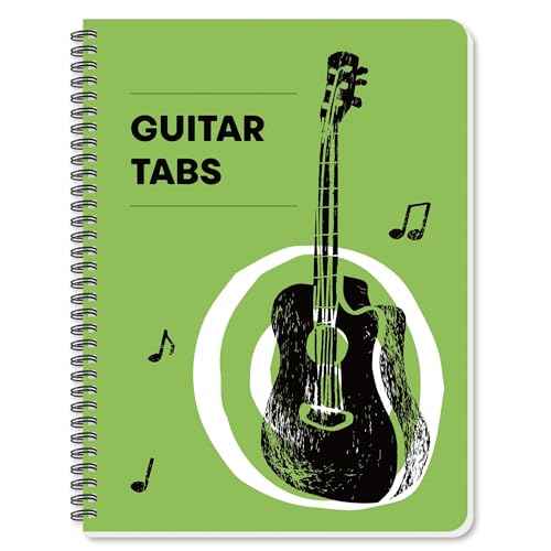 Guitar Tablature Notebook Blank Music Tabs Journal for Composition Songwriting and Recording of Yous Song Paperback 11.2 X 8.3inch