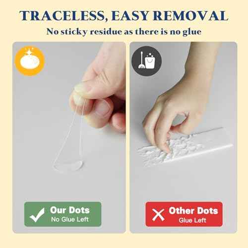 Clear Double Sided Nano Tape,Museum Adhesive Putty, Nano Sticky Tack, Strong Self Adhesive Sticky Dots Strips, Poster Mounting Putty for Wall Hanging- Crafts Poster Decoration£¬Balloons 96pcs