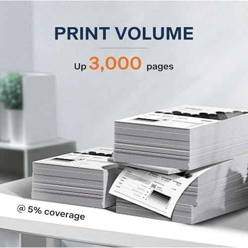 TN830 TN830XL for Brother TN830 TN-830XL High?Yield Black Toner Cartridge ? 2?Pack Used to Brother HL-L2460DW DCP-L2640DW HL-L2480DW MFC-L2820DW HL-L2400D HL-L2405W Printer