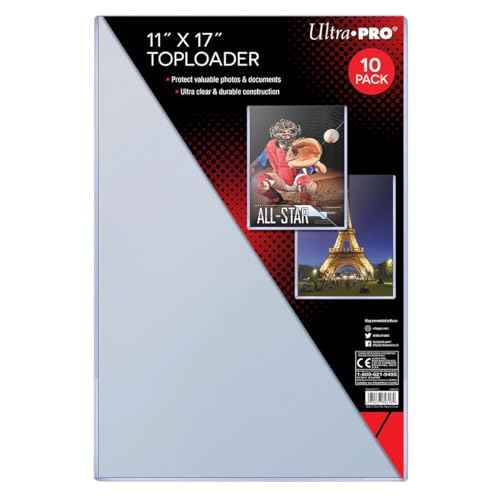 Ultra Pro 11" X 17" Toploader 10ct