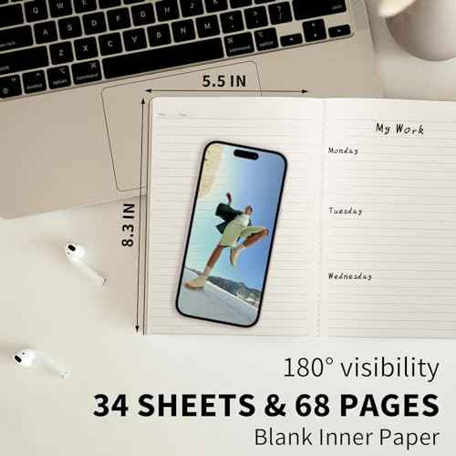 50 Pack A5 Lined Kraft Notebook Journals 8.3x5.5 In£¬Travel Journals Notebooks Bulk£¬Subject Notebooks 34 Sheets 68 Pages for Writing School Office Supplies (Lined-50 Pack)