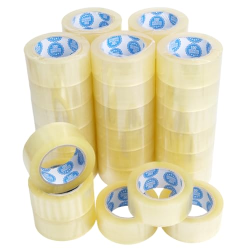 Packaging Tape, 2.0 mils Thick Heavy Duty, 36 Rolls of 2 inch x 55 Yards, Clear Shipping Tape for Packing, Sealing Boxes, Strong Adhesive, Commercial Grade for Moving & Shipping