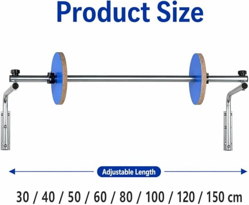 MiBoce 120CM Wall Mount Bubble Foam Wrap Dispenser Galvanized Steel Packaging Holder