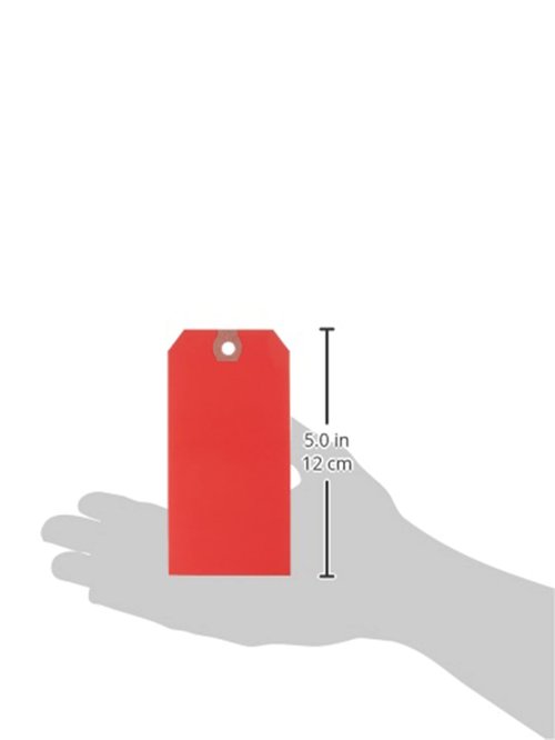 Avery Unstrung Shipping Tags, 11.5 pt. Stock, 4-3/4" x 2-3/8", 1,000 Red Hang Tags (12345)