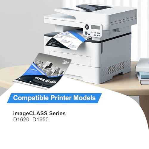 121 Black Toner Cartridge High Yield Replacement for Canon 121 CRG-121 CRG121 for Canon imageCLASS D1620 D1650 1620 1650 Printer (Black, 2-Pack)