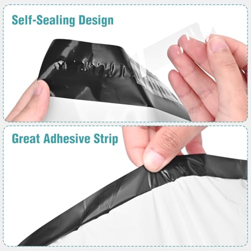 WOW DING Poly Mailers 30 Pcs Self-Sealing Shipping Bags in 3 Sizes