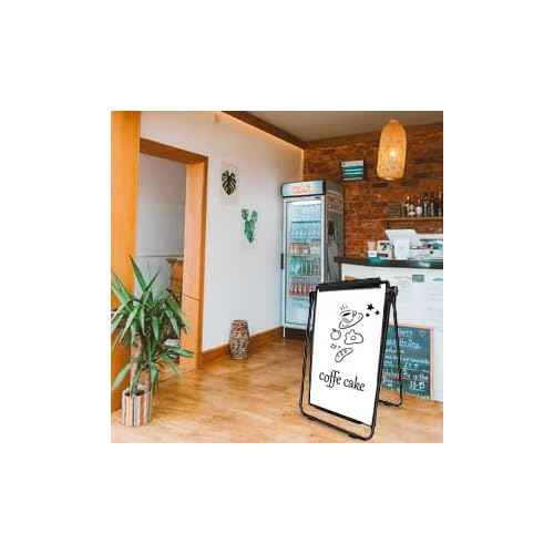 Stand White Board - 40 x 28 Inch Double Sided Magnetic Dry Erase Board with Stand Height Adjustable, Home Office Classroom School Teacher Use