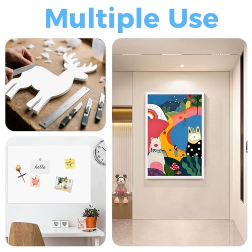 TTzycc 24x36 Inch White Foam Board 12 Pack - Double-Sided, Acid-Free Poster & Art Display