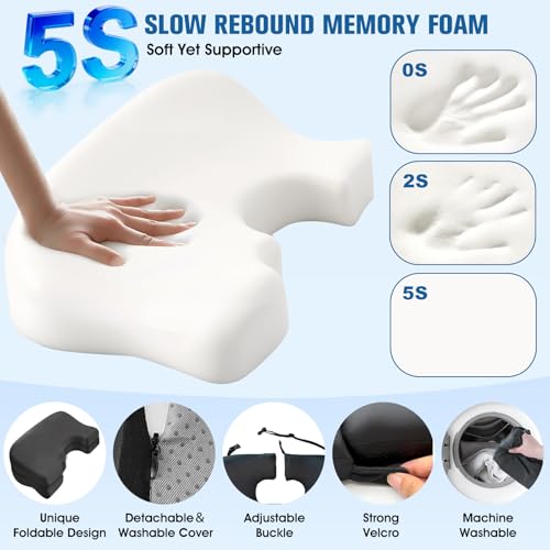 Bed Sore Cushions for Butt - Tailbone Pain Relief Seat Pillow 18x16x4.5in