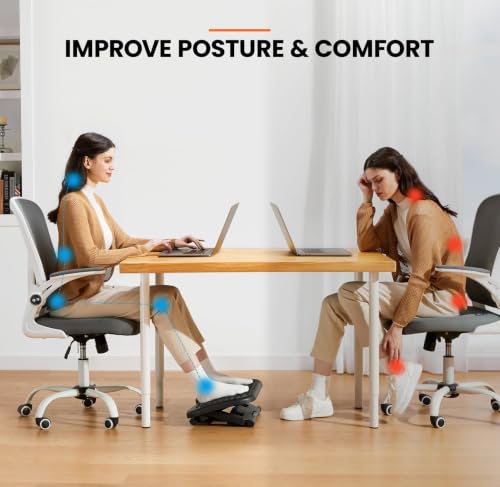 ErGear Adjustable Footrest Under Desk with 3 Height Settings – 66 cm x 44 cm x 42 cm