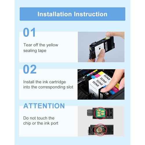 TEINO Remanufactured Ink Cartridge Replacement for Epson 212 T212 212XL Ink Cartridges for Epson Printer XP-4100 XP-4105 WF-2830 WF-2850 (Black Cyan Magenta Yellow, 4-Pack)