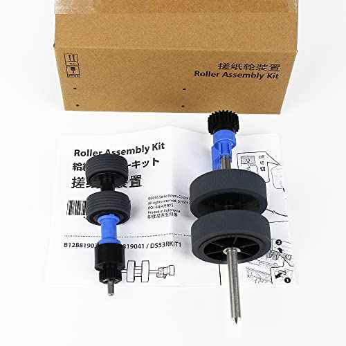 Yanzeo Roller Kit B12B819031 B12B819041 for Epson DS-530 ES-400 DS-530N DS-570W Ds-770 Ds-870 Ds-970 FF-680W Roller Assembly Kit