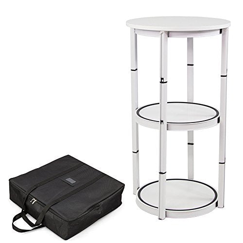 Vispronet Portable Collapsible Display Counter with Twist Design for Trade Shows