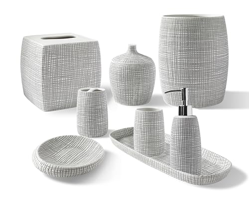 Kassatex Raffia Wastebasket