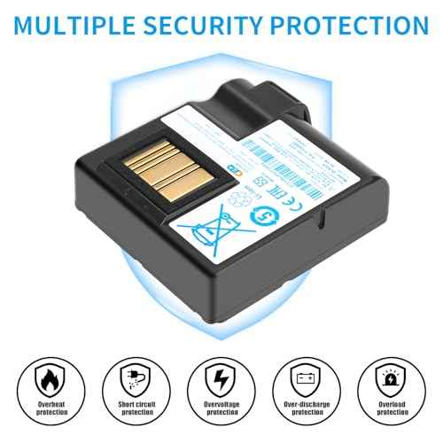 4900mAh QLN420 ZQ630 Replacement Battery for zebra printer:QLN420 ZQ630 ZQ63-AUWA000-00 ZQ63-ACFAC10-00,P1040687 P1050667-016 BTRY-MPP-68MA1-01 P1049729,The Best Replacement Printer Li-Ion Battery