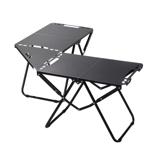 Folding Table Corner Connector - Metal Extender for Folding Tables, Black
