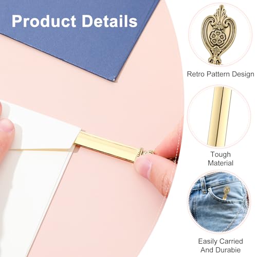 ZEYIYER Stainless Steel Letter Opener Set - Gold & Silver Envelope Slitters for Office & Home