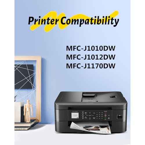LC401XL Ink Cartridges Compatible for Brother LC401XL Ink Cartridges High Yield LC401 XL LC401 for Brother MFC-J1010DW MFC-J1012DW MFC-J1170DW(2 Black,2 Cyan,2 Magenta,2 Yellow)