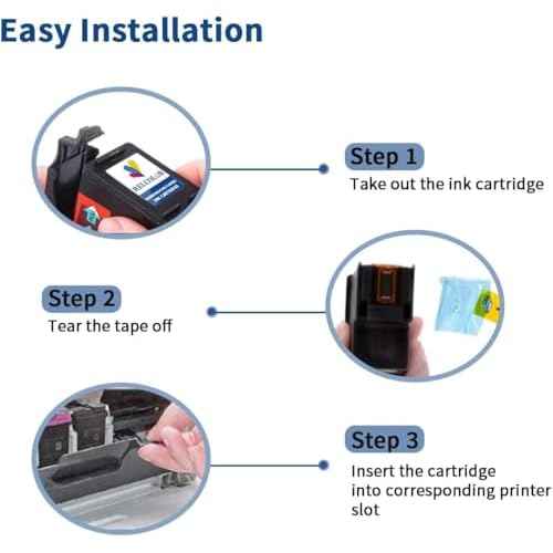 Relcolor 240XL Compatible Ink Cartridge for Canon 240 XL Black Color PG240 CL240 for Cannon MG2120 MG2220 MG3120 MG3220 MG3520 MG3620 MG4120 MX470 MX472 MX512 MX522 MX532 TS5100 TS5120 Printer 2-Pack