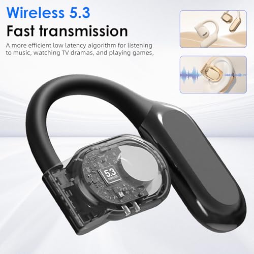 Language Translator Earbuds, 3-in-1 Translation Earbuds, AI Translation Earbuds Real Time for Android iOS, 144 Languages AI Earbuds Translators Headphones for Travel Business Learning (KH + BK)