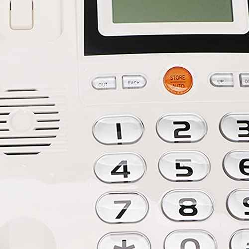 Large Corded Phone for Senior, Landline Telephone for Visually Hearing Impaired Elderly, with Caller ID, Speaker, Amplified HD Hands Call, Speed Dial