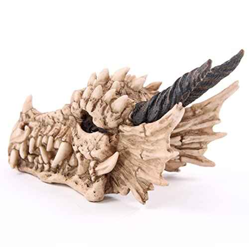 Puckator DRG186 Dragon Skull Money Box 19 x 11 x 11 cm, Mixed, Height 11cm Width 11cm Length 19cm Slot 3.5cm