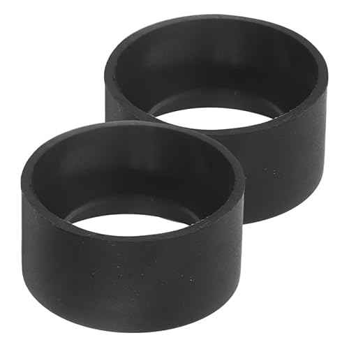 Cabilock 2 Pack Microscope Eye Mask Rubber Eyepiece Covers for 36-38Mm Diameter Large Flat Angle Binocular Eye Cups with Foldable Design for Comfortable Wide Field Viewing