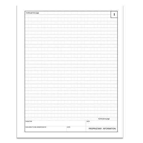 BookFactory Professional Engineering Notebook - 168 Pages (.25'' Grid Format), 8'' x 10'', Engineer Lab Notebook, Black and Burgundy Cover, Section Sewn Hardbound (Made in USA)