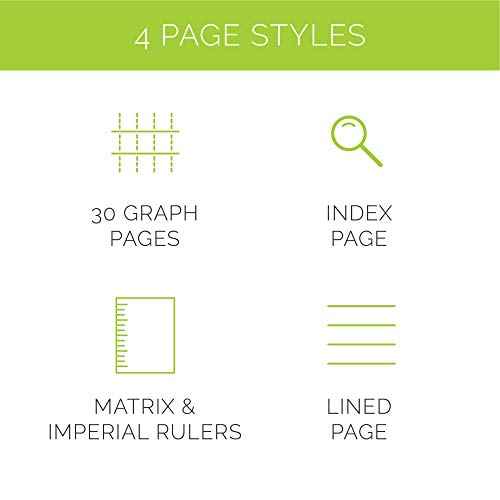 Rocketbook Matrix Smart Reusable Graph Notebook | Eco-friendly, Digitally Connected Isometric Notebook | Mdinight Blue, Letter Size (8.5" x 11") with Pen, Cloth, and App Included