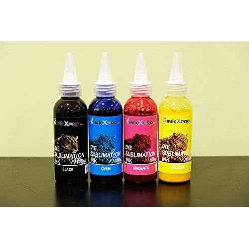 INKXPRO Remanufactured 4X100ml Sublimation Ink Cartridge with one-time use chip for Epson 812XL T812XL Fit for Workforce Pro WF-7840 WF-7820 WF-7310 Printer for Sublimation Printing.