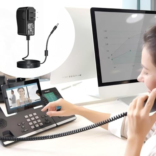 Universal Power Adapter for Yealink VoIP Phones T54W T58V T56A T52S T46S T48G MP58