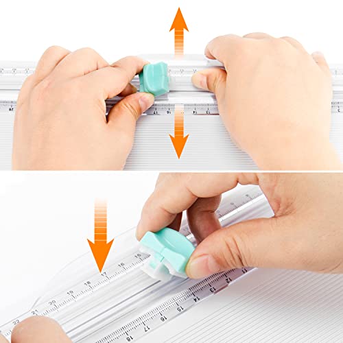 Ecraft Paper Cutter Replacement Blades White 4 Pack for Safe & Precise Cutting