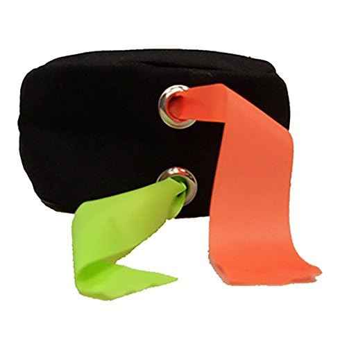 COAXSHER Dual Flagging Tape Dispenser, Black