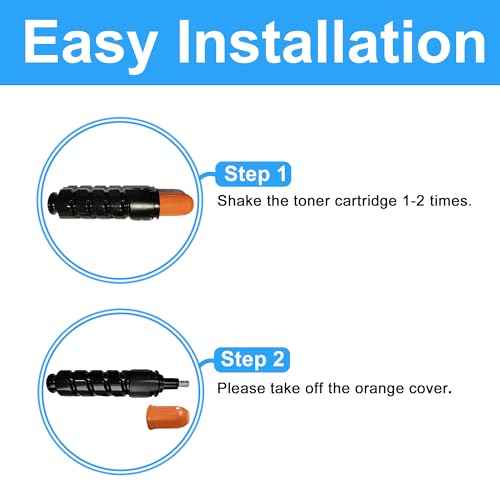LCL Compatible Toner Cartridge Replacement for Canon GPR43 GPR-43 4792B003 4792B003AA High Yield for ImageRunner Advance 4025 4035 4225 4235 Printer (Black 1-Pack )
