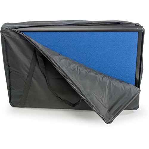 Trade Show Presentation Board, 4 Panels, 96.5"W x 36.5"H, Double Sided, Comes with or Without Lights