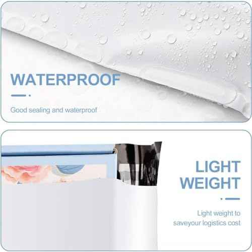 Metronic Poly Mailers 12x15.5 500pcs White Shipping Bags for Clothes Bulk,Self Adhesive Shipping Envelopes for Small Business,Waterproof Mailers Poly Bags for Shipping,Packaging Mailing Bags