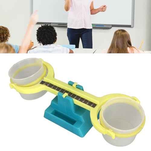 Toddler Balance Balance Scale for Classroom Double Bucket Balance Educational Plastic Kids Students Balance Scale for Mass Measurement Teaching